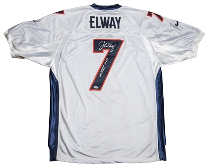 John Elway Signed Denver Broncos Away Jersey (PSA/DNA)